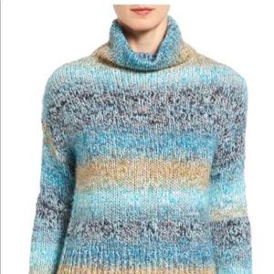 Caslon Relaxed Knit Turtleneck Sweater